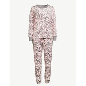 Joyspun Women's Stretch Velour Top and Pants Pajama Size S